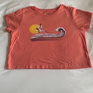 Roxy cropped tee